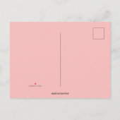 Bewerkbare stamboom van harten adoptie uitnodiging briefkaart (Achterkant)