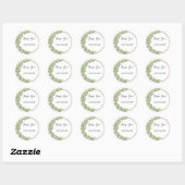 BEWERKBARE STICKER MET DANK JE WEL (Vel)