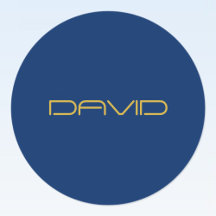 Bewerkbare stijlvolle tekst | Goud & Marine Blauw