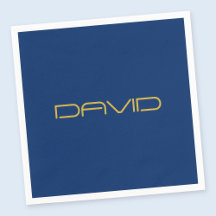 Bewerkbare stijlvolle tekst | Goud & Marine Blauw