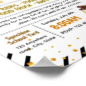 Bewerkbare stille veiling fondsenwervingsfolder poster (Hoek)