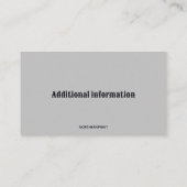 Bewerkbare Stone Angel Monumenten en grafstenen Visitekaartje (Achterkant)