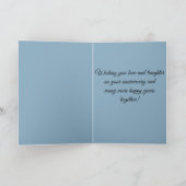 Bewerkbare strandstoelen Jubileum Kaart (Binnen)