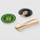 Bewerkbare strepen en achtergrond kleur Sportieve Handwaaier (Niet-gemonteerd)