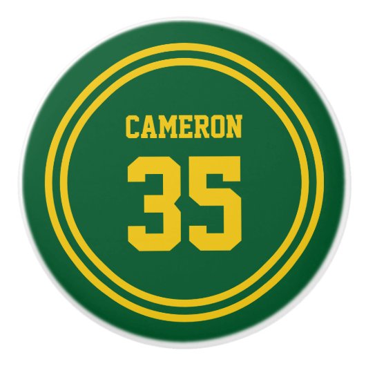 Bewerkbare stripes en achtergrondkleurensorf keramische knop (Voorkant)