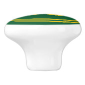 Bewerkbare stripes en achtergrondkleurensorf keramische knop (Zijkant)