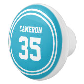 Bewerkbare stripes en achtergrondkleurensorf keramische knop (Rechts)