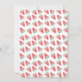 Bewerkbare Summer Party Printable Kaart (Achterkant)