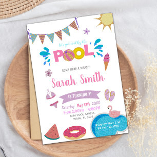 Bewerkbare Sweet & Magical Summer Party Uitnodigen Kaart