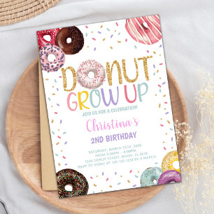 Bewerkbare Sweet Sprinkle Party Uitnodiging voor k