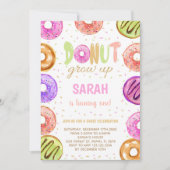 Bewerkbare Sweet Treat Party Nodig Kaart (Voorkant)