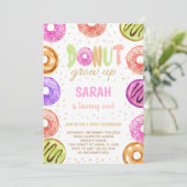 Bewerkbare Sweet Treat Party Nodig Kaart (Staand voorkant)