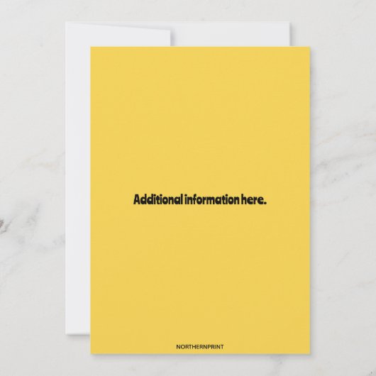 Bewerkbare taart en ballonnen Verjaardag Kaart (Achterkant)