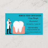 Bewerkbare Tandheelkunde Periodontist Visitekaartje (Voorkant)