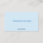 Bewerkbare Tanning Salon Klantenkaartje (Achterkant)