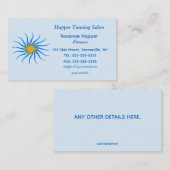 Bewerkbare Tanning Salon Visitekaartje (Voorkant / Achterkant)