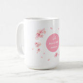 Bewerkbare tekst Cherry Blossom Mok voor cadeau (Voorkant links)