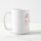 Bewerkbare tekst Cherry Blossom Mok voor cadeau (Links)