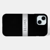 Bewerkbare tekst en kleuren | Gradiënt streep met Case-Mate iPhone Case (Achterkant (horizontaal))