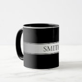 Bewerkbare tekst en kleuren | Verloopstreep met ra Mok (Voorkant links)