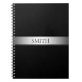 Bewerkbare tekst en kleuren | Verloopstreep met ra Notitieboek (Voorkant)