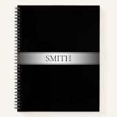 Bewerkbare tekst en kleuren | Verloopstreep met ra Notitieboek (Voorkant)