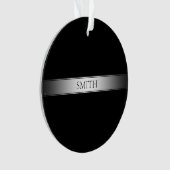 Bewerkbare tekst en kleuren | Verloopstreep met ra Ornament (voorkant)