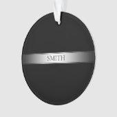 Bewerkbare tekst en kleuren | Verloopstreep met ra Ornament (voorkant)