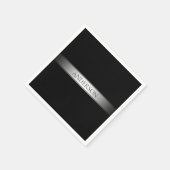 Bewerkbare tekst en kleuren | Verloopstreep met ra Servet (Hoek)