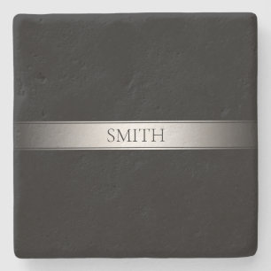 Bewerkbare tekst en kleuren   Verloopstreep met ra Stenen Onderzetter