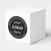 Bewerkbare tekst en uw Logo of ander ontwerp Bedankdoosjes (Voorkant Zijde)