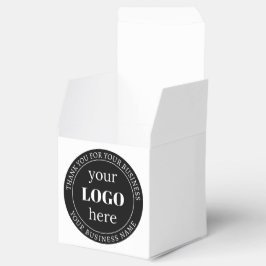 Bewerkbare tekst en uw Logo of ander ontwerp Bedankdoosjes