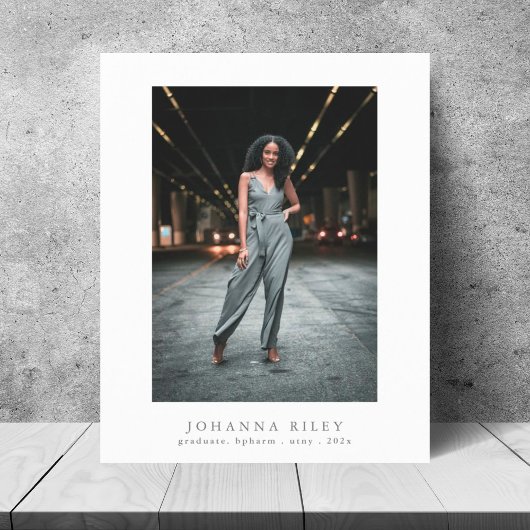 Bewerkbare tekst Photo University Afstudeerder Aan