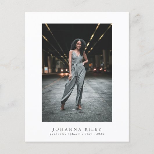 Bewerkbare tekst Photo University Afstudeerder Aan (Voorkant)