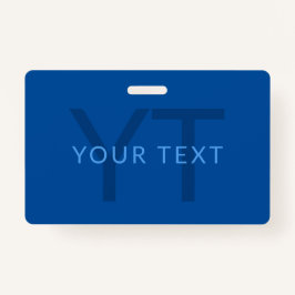 Bewerkbare Tekst Sjabloon voor Monogrammed Naam en Badge