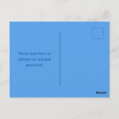 Bewerkbare Tekst Sjabloon voor Monogrammed Naam en Briefkaart (Achterkant)