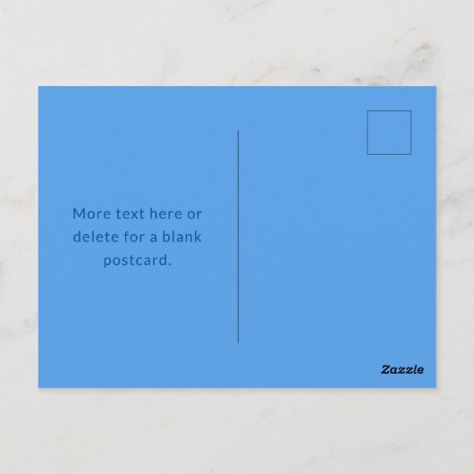 Bewerkbare Tekst Sjabloon voor Monogrammed Naam en Briefkaart (Achterkant)