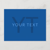 Bewerkbare Tekst Sjabloon voor Monogrammed Naam en Briefkaart (Voorkant)