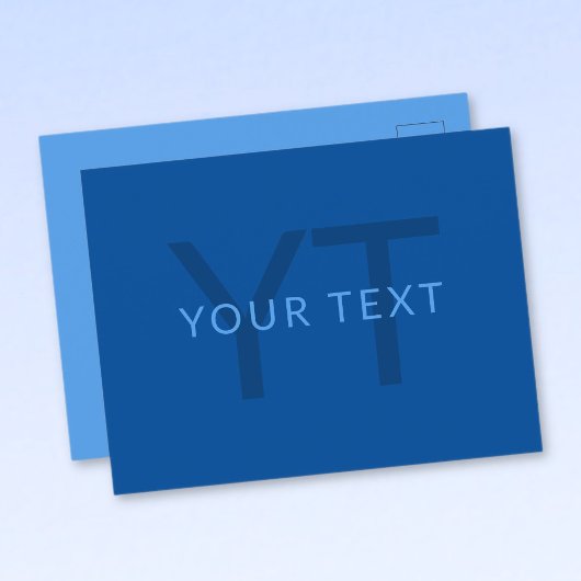 Bewerkbare Tekst Sjabloon voor Monogrammed Naam en Briefkaart