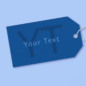 Bewerkbare Tekst Sjabloon voor Monogrammed Naam en Cadeaulabel