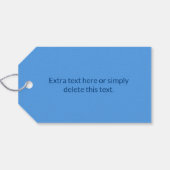 Bewerkbare Tekst Sjabloon voor Monogrammed Naam en Cadeaulabel (Achterkant Horizontaal)