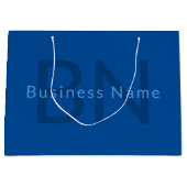 Bewerkbare Tekst Sjabloon voor Monogrammed Naam en Groot Cadeauzakje (Voorkant)