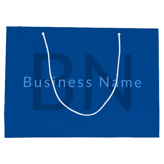 Bewerkbare Tekst Sjabloon voor Monogrammed Naam en Groot Cadeauzakje (Achterkant)