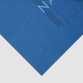 Bewerkbare Tekst Sjabloon voor Monogrammed Naam en Tissuepapier (Detail)