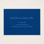 Bewerkbare Tekst Sjabloon voor Monogrammed Naam en Visitekaartje (Achterkant)