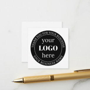 Bewerkbare tekst & uw logo of ander ontwerp informatiekaartje