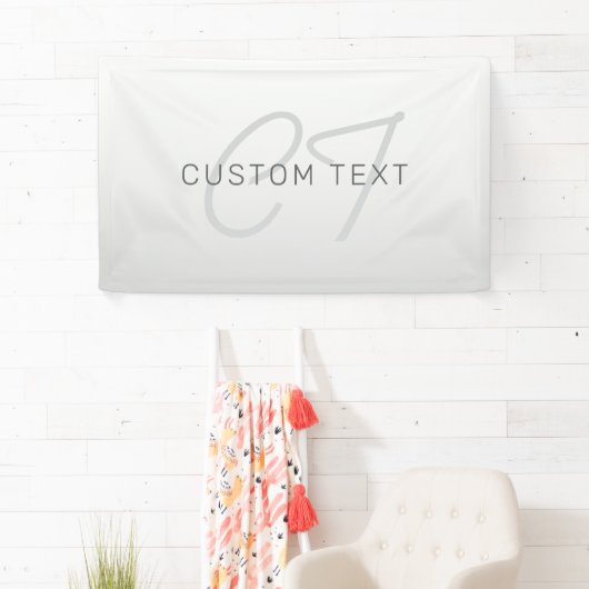 Bewerkbare tekst voor bedrijf, begroeting of naam spandoek (Insitu)