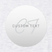 Bewerkbare tekst voor bedrijfsnaam Groet | Iron-on Labels (Design 1)