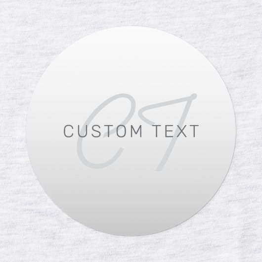 Bewerkbare tekst voor bedrijfsnaam Groet | Iron-on Labels (Design 2)