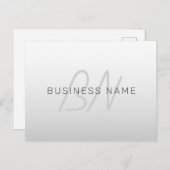 Bewerkbare tekst voor bedrijven, begroeting of naa briefkaart (Voorkant / Achterkant)